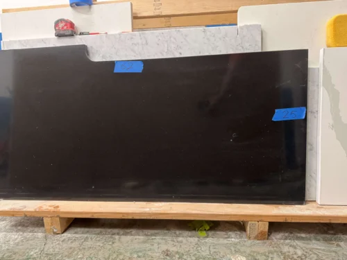 IMG_8995-1-scaled Natural granite, Black with speckle .Perfect for small vanity tops, shower seats, window sills, door sills, or similar applications.